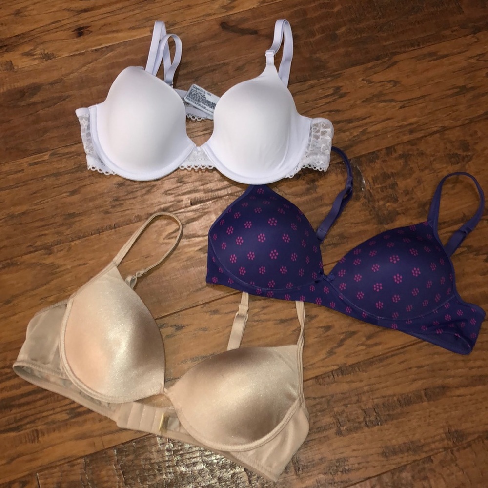 3 size 36A bras.